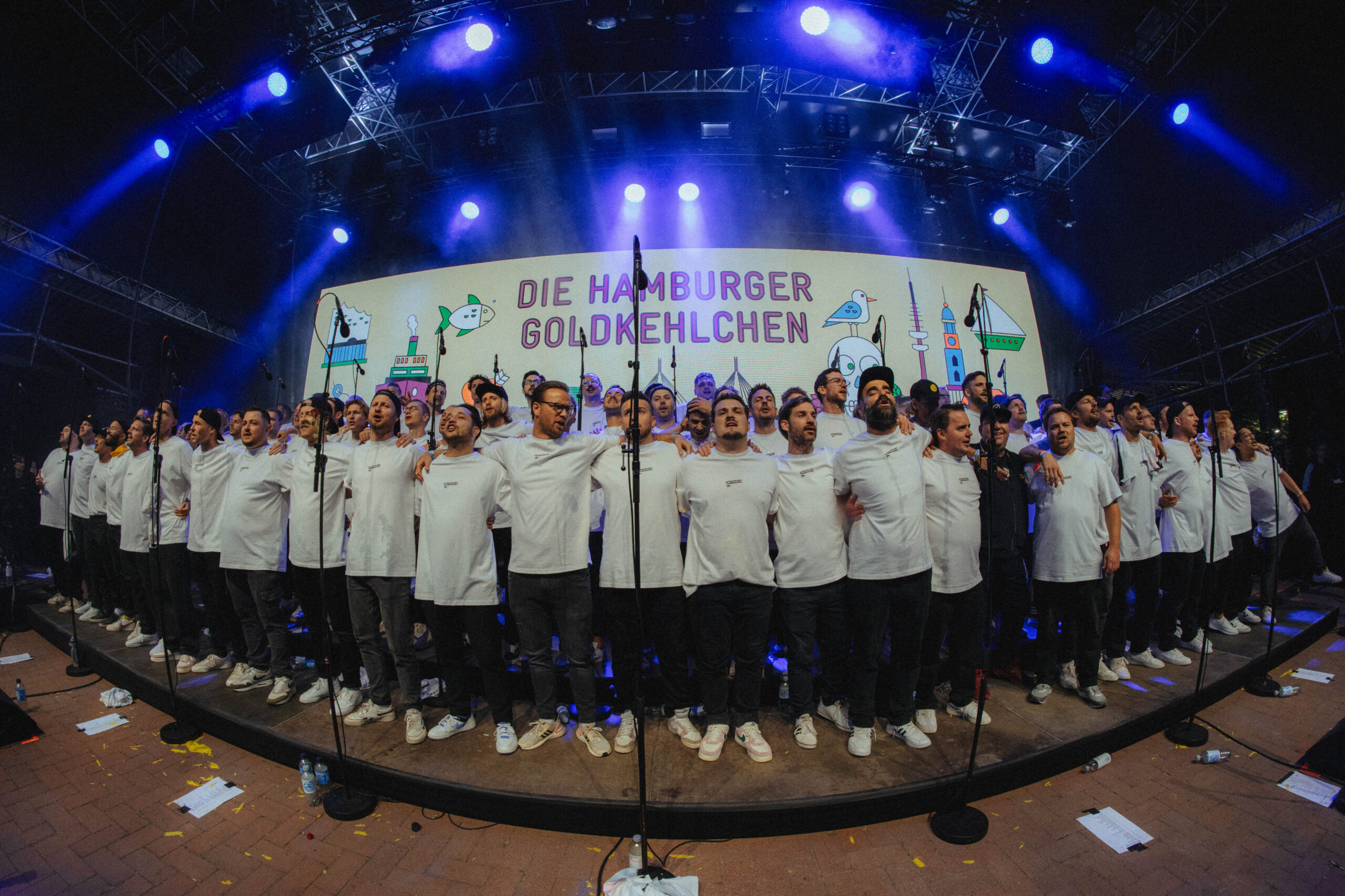Die Hamburger Goldkehlchen beim Stadtpark Open Air - Foto Daniel Kolakowski